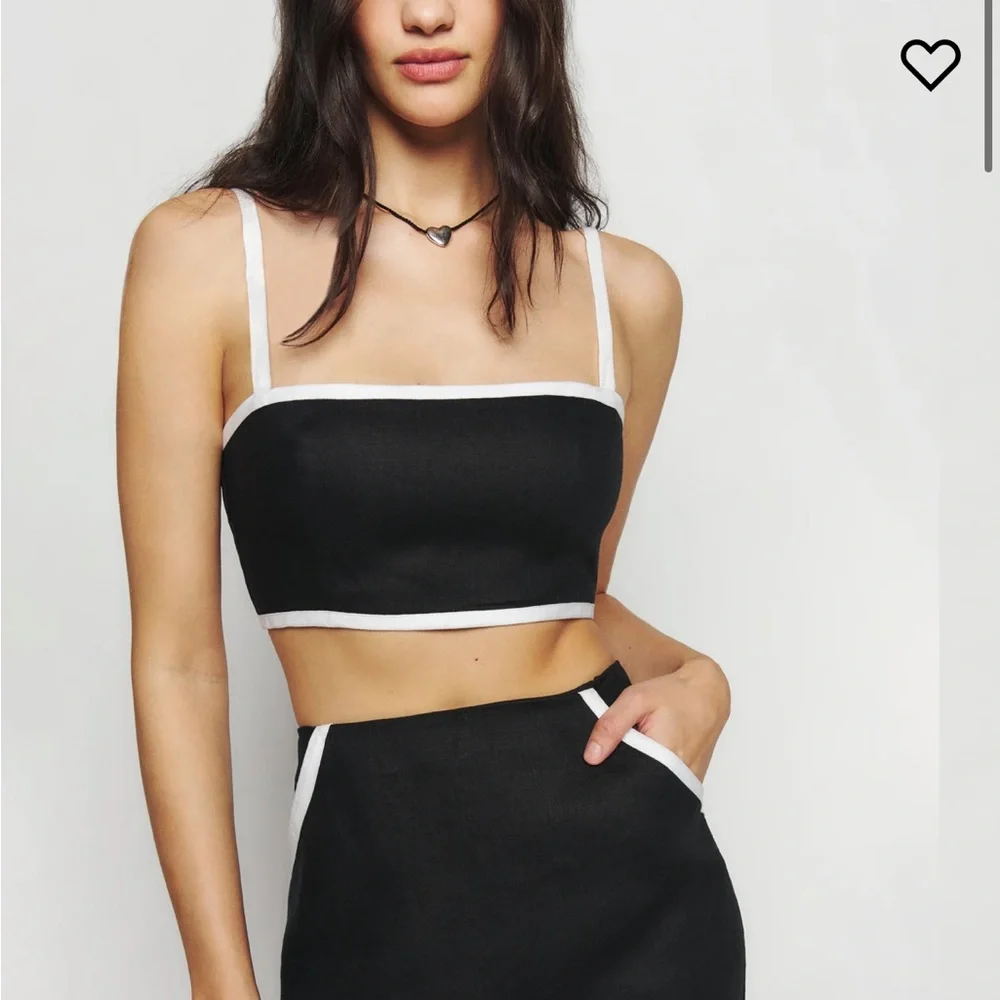 Reformation Elena Linen Two Piece